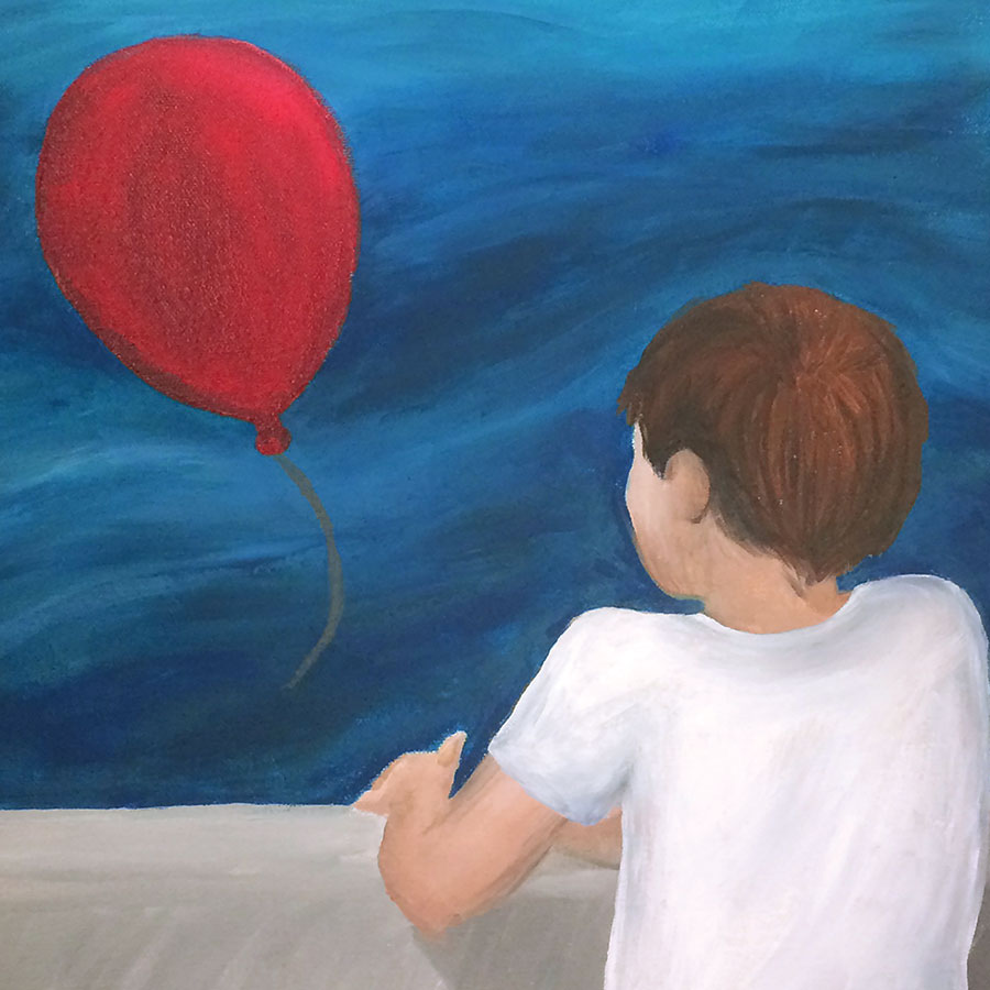 Child with Red Balloon